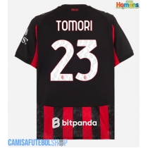 Camisa de time de futebol AC Milan Fikayo Tomori #23 Replicas 1º Equipamento 2025-26 Manga Curta